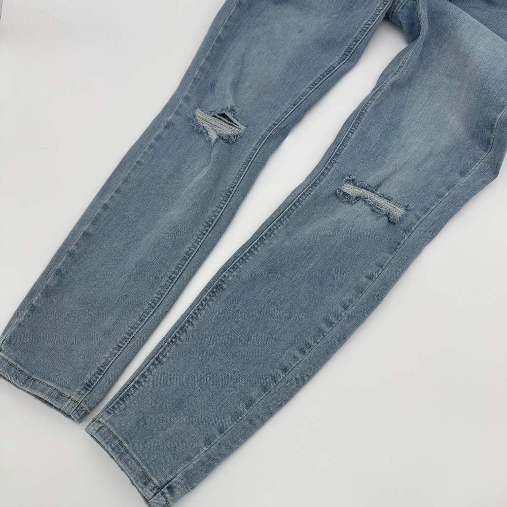 Judy Blue Distressed Skinny Jeans Women’s Size 9/29 Light Wash - Picture 4 of 7